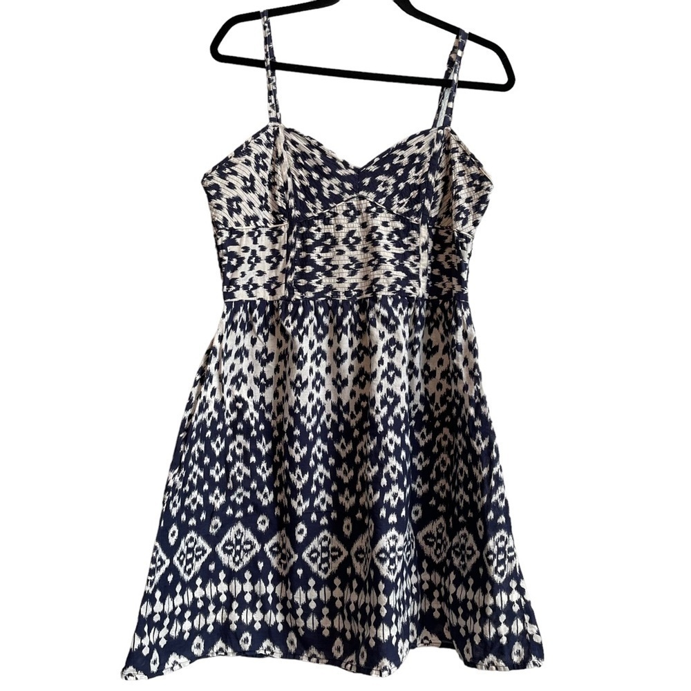 American Rag Smocked Spaghetti Strap Mini Summer Beach Flowy Dress Women’s XL